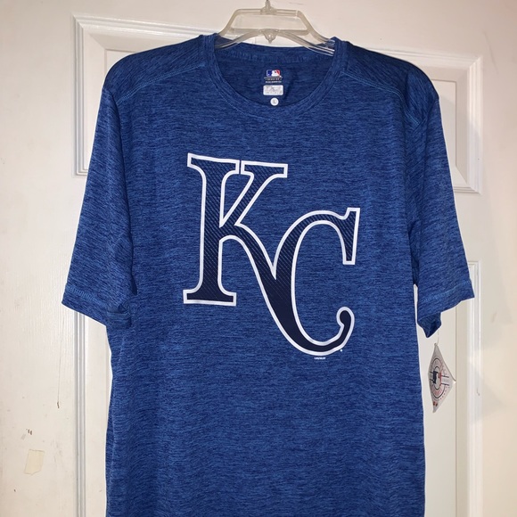 MLB Other - 👑⚾️🏟️ Kansas City Royals Let’s Play KC Polyester Shirt 🏟️⚾️👑